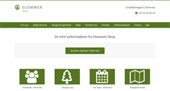 Desktop Screenshot of glommen.no